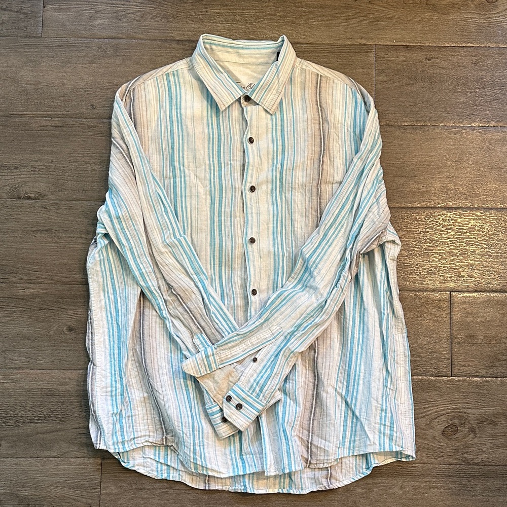Tasso Elba Men's Multicolor Striped Shirt